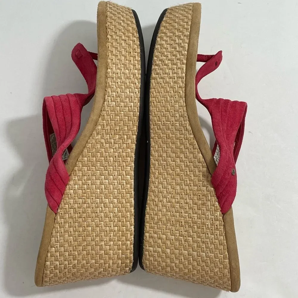 UGG Zamora Espadrilles Women's Sz US 8.5 | EU 39.5 Wedge Flip Flop Sandals Shoes